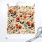 Mid Century Floral Retro Orange Atomic Botanical 1950S 1960S Look Custom Printed Fabric by Spoonflower Various Fabrics by the Yard or Fat Quarter